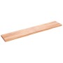 Estante pared madera roble tratada marrón claro 220x40x(2-6) cm von , Regale und Regale - Ref: Foro24-363735, Preis: 108,71 €...