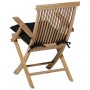 Madison Cojín para silla Panama 46x46 cm negro by , Cushions for chairs and sofas - Ref: Foro24-419645, Price: 21,76 €, Disco...
