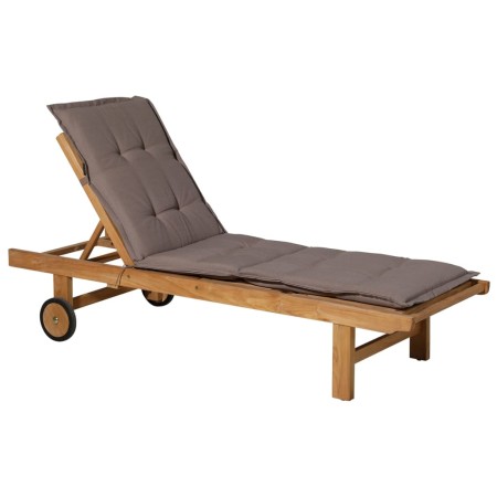 Madison Cojín para tumbona Panama gris taupé 200x60 cm de , Cojines para sillas y sofás - Ref: Foro24-419555, Precio: 87,76 €