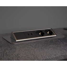 SCHÜTTE Enchufe de forma integrada de dos vías E2 negro von , Steckdosen - Ref: Foro24-438731, Preis: 82,91 €, Rabatt: %