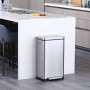 EKO Cubo de basura con pedal X-Cube 30 L plateado mate von , Abfallbehälter - Ref: Foro24-439997, Preis: 127,28 €, Rabatt: %