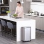 EKO Cubo de basura con pedal X-Cube 30 L plateado mate von , Abfallbehälter - Ref: Foro24-439997, Preis: 127,28 €, Rabatt: %