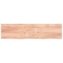 Encimera baño madera maciza tratada marrón claro 200x50x(2-4)cm von , Arbeitsplatten - Ref: Foro24-3156173, Preis: 133,06 €, ...