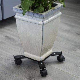 Nature Carrito para plantas ajustable 4 brazos netal negro by , Pot stands - Ref: Foro24-442636, Price: 35,43 €, Discount: %