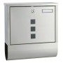 HI Buzón con compartimento de periódicos acero inox 30,5x9,6x33,5 cm von , Briefschlitze - Ref: Foro24-445595, Preis: 39,08 €...