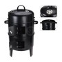 ProGarden Barbacoa de carbón con chimenea y 2 parrillas negro von , Grillen - Ref: Foro24-445901, Preis: 82,78 €, Rabatt: %