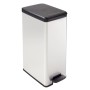 Curver Papelera de pedal delgada Deco 40 L plateada von , Mülltonnen und Mülltonnen - Ref: Foro24-443833, Preis: 75,79 €, Rab...