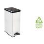 Curver Papelera de pedal delgada Deco 40 L plateada von , Mülltonnen und Mülltonnen - Ref: Foro24-443833, Preis: 75,79 €, Rab...