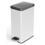 Curver Papelera de pedal delgada Deco 40 L plateada von , Mülltonnen und Mülltonnen - Ref: Foro24-443833, Preis: 75,79 €, Rab...