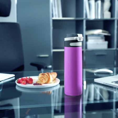 Leifheit Botella de termo Flip morado 600 ml de , Termos - Ref: Foro24-444107, Precio: 24,94 €, Descuento: %