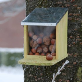 Esschert Design Comedero de ardillas 12,2x23x17,5 cm by , Squirrel feeders - Ref: Foro24-442402, Price: 18,61 €, Discount: %