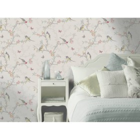 DUTCH WALLCOVERINGS Papel pintado Phoebe lila by , Painted paper - Ref: Foro24-442558, Price: 28,99 €, Discount: %