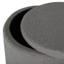 Venture Home Puf Dunken felpa gris 51x51x43 cm de , Otomanas - Ref: Foro24-444802, Precio: 73,89 €, Descuento: %