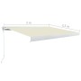 Toldo de carrete manual color crema 300x250 cm von , Markisen - Ref: Foro24-3052669, Preis: 501,91 €, Rabatt: %