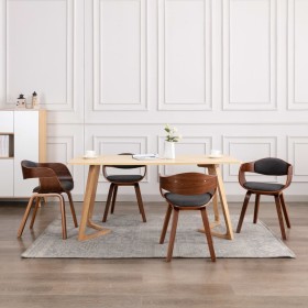 Sillas de comedor 6 unidades madera curvada y tela gris von , Essstühle - Ref: Foro24-3054821, Preis: 1,00 €, Rabatt: %