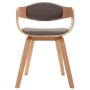 Sillas de comedor 6 unidades madera curvada y tela gris taupe von , Essstühle - Ref: Foro24-3054823, Preis: 830,07 €, Rabatt: %