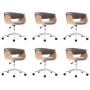Sillas de comedor giratorias 6 unidades tela color gris taupe von , Essstühle - Ref: Foro24-3054889, Preis: 979,60 €, Rabatt: %
