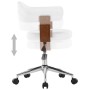 Sillas de comedor giratorias 4 uds madera curvada cuero blanco von , Essstühle - Ref: Foro24-3054894, Preis: 575,55 €, Rabatt: %