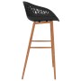 Mesa alta y taburetes de bar 7 piezas blanco y negro von , Möbelsets für Küchen und Esszimmer - Ref: Foro24-3057420, Preis: 5...