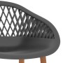 Mesa alta y taburetes de bar 7 piezas blanco y gris von , Möbelsets für Küchen und Esszimmer - Ref: Foro24-3057422, Preis: 52...