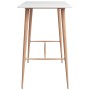 Mesa alta y taburetes de bar 7 piezas blanco y negro von , Möbelsets für Küchen und Esszimmer - Ref: Foro24-3057448, Preis: 5...