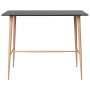 Mesa alta y taburetes de bar 7 piezas negro von , Möbelsets für Küchen und Esszimmer - Ref: Foro24-3057476, Preis: 582,59 €, ...