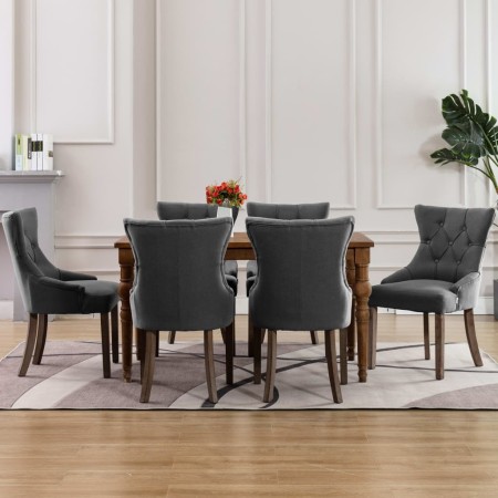 Sillas de comedor 6 unidades tela gris von , Essstühle - Ref: Foro24-3058306, Preis: 919,88 €, Rabatt: %