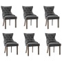 Sillas de comedor 6 unidades tela gris von , Essstühle - Ref: Foro24-3058306, Preis: 919,88 €, Rabatt: %