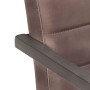 Sillas voladizas de comedor 6 unidades cuero auténtico marrón de , Sillas de comedor - Ref: Foro24-3059806, Precio: 882,66 €,...