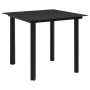 Juego de comedor para jardín 5 piezas ratán sintético y vidrio de , Conjuntos de jardín - Ref: Foro24-3060238, Precio: 541,86...