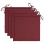 Sillas de jardín con cojines 4 uds madera maciza de acacia gris von , Gartenstühle - Ref: Foro24-3061240, Preis: 275,80 €, Ra...