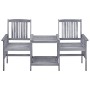 Sillas de jardín con mesita y cojines madera maciza acacia by , Garden sets - Ref: Foro24-3061326, Price: 163,65 €, Discount: %