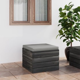 Otomana de palets para jardín con cojín madera de pino de , Sofás modulares de exterior - Ref: Foro24-3061696, Precio: 80,76 ...