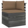 Sofá de palets de jardín 2 plazas y cojines madera maciza pino by , Garden sets - Ref: Foro24-3061739, Price: 232,32 €, Disco...