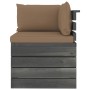 Sofá de palets de jardín 2 plazas y cojines madera maciza pino by , Garden sets - Ref: Foro24-3061739, Price: 232,32 €, Disco...