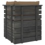 Sofá de palets de jardín 2 plazas y cojines madera maciza pino by , Garden sets - Ref: Foro24-3061739, Price: 232,32 €, Disco...