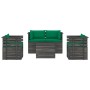 Muebles de palés de jardín 5 piezas cojines madera maciza pino de , Conjuntos de jardín - Ref: Foro24-3061820, Precio: 498,57 €