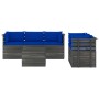 Muebles de palets de jardín 6 piezas cojines madera maciza pino de , Conjuntos de jardín - Ref: Foro24-3061897, Precio: 581,66 €