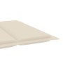 Tumbona mecedora con cojín madera maciza de teca von , Liegen - Ref: Foro24-3063335, Preis: 359,88 €, Rabatt: %