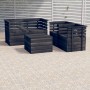 Muebles palets de jardín 5 pzas madera maciza pino gris oscuro von , Gartensets - Ref: Foro24-3063742, Preis: 419,11 €, Rabat...