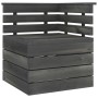 Sofá de palés de jardín 2 plazas madera maciza pino gris oscuro von , Gartensets - Ref: Foro24-3063735, Preis: 155,97 €, Raba...