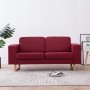 Sofá de 2 plazas de tela color vino tinto von , Sofas - Ref: Foro24-281393, Preis: 394,18 €, Rabatt: %