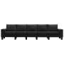 Sofá de 5 plazas de tela negro von , Sofas - Ref: Foro24-287146, Preis: 538,41 €, Rabatt: %
