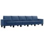 Sofá de 5 plazas de tela azul von , Sofas - Ref: Foro24-287144, Preis: 548,61 €, Rabatt: %
