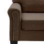 Sofá de 4 plazas de tela marrón von , Sofas - Ref: Foro24-287173, Preis: 493,62 €, Rabatt: %