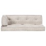 Cojín para sofá de palés tela marrón claro patchwork by , Cushions for chairs and sofas - Ref: Foro24-287724, Price: 157,17 €...