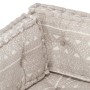 Cojín para sofá de palés tela marrón claro patchwork by , Cushions for chairs and sofas - Ref: Foro24-287724, Price: 157,17 €...
