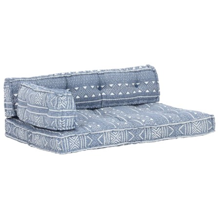 Cojín para sofá de palés tela añil patchwork von , Kissen für Stühle und Sofas - Ref: Foro24-287726, Preis: 156,21 €, Rabatt: %