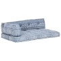 Cojín para sofá de palés tela añil patchwork von , Kissen für Stühle und Sofas - Ref: Foro24-287726, Preis: 156,21 €, Rabatt: %
