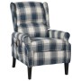 Sillón de masaje reclinable de tela azul de , Sillones de masaje eléctricos - Ref: Foro24-329316, Precio: 186,99 €, Descuento: %